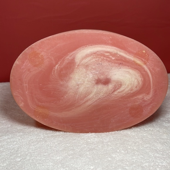 FAUX PINK MARBLE CAMEO TRINKET DISH - Picture 10 of 10